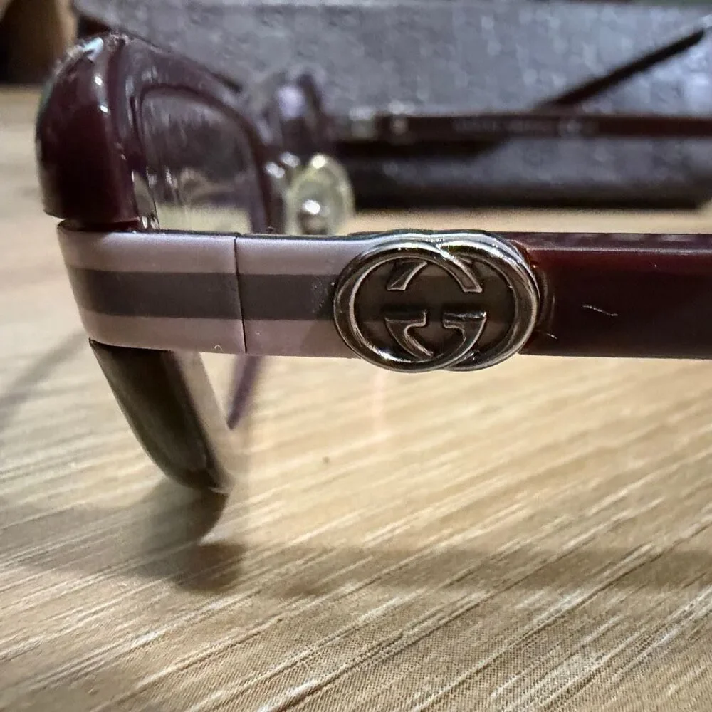 Gucci Eyeglasses 3529/U/F Italian Designer Frames Geek Chic Office Siren Preppy